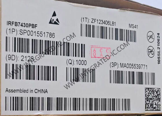 IRFB7430PBF 40V Nチャネル電源MOSFET 409A排水電流と375Wの分散