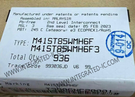 M41ST85WMH6F 44B NVRAM と 400 kHz I2C インターフェイス付きの統合回路チップ SOIC-8 パッケージのリアルタイムクロック