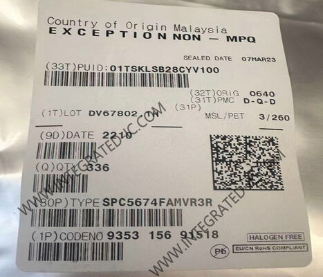 SPC5674FAMVR3R 32 ビット 264MHz Qorivva マイクロコントローラー MCU 自動車エンジン管理