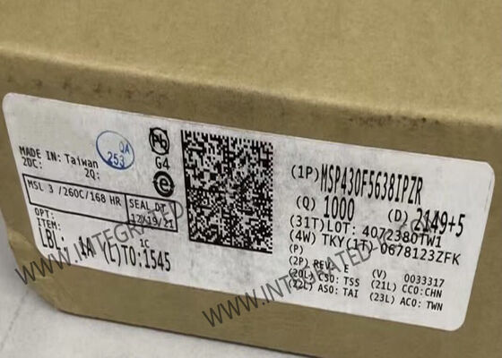 MSP430F5638IPZR 16 ビットマイクロコントローラ MCU 20MHz スピードと 256KB プログラムメモリ