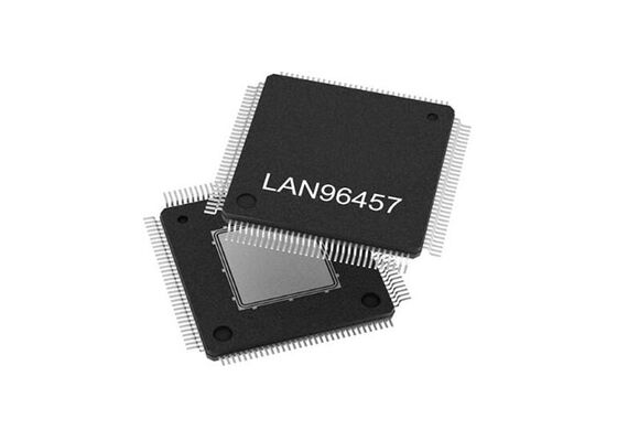 LAN96457FT-I/8MW イーサネットIC 7ポートイーサネットスイッチ 統合10/100/1000BASE-T PHY搭載
