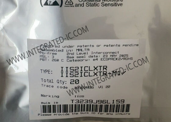 センサーIC IIS2ICLXTR 2軸デジタルインクリノメーター モーションセンサー