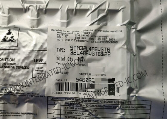 マイクロ制御回路MCU STM32L4A6VGT6 80MHzマイクロ制御回路は単心LQFP100を欠く