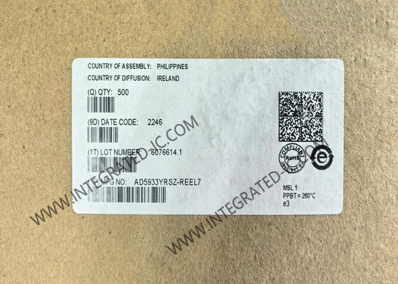 集積回路チップ AD5933YRSZ 変換器 SSOP-16 12 ビット阻力変換器