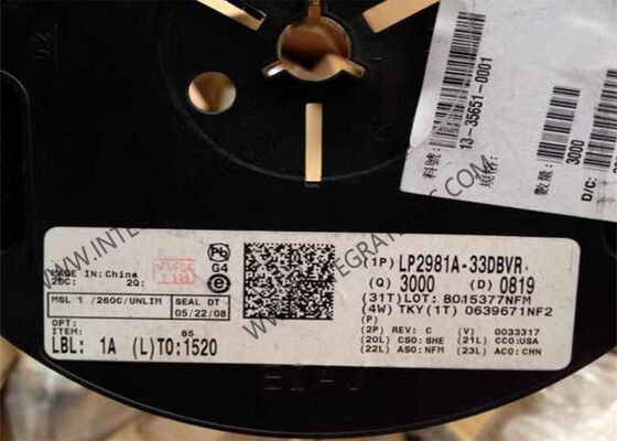 LP2981A-33DBVR 集成电路芯片 100mA 16V 低压差稳压器，高精度和使能