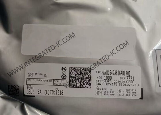 マイクロコントローラーMCU AWR1642ABIGABLRQ1 32ビットシングルチップ FMCWレーダーセンサー