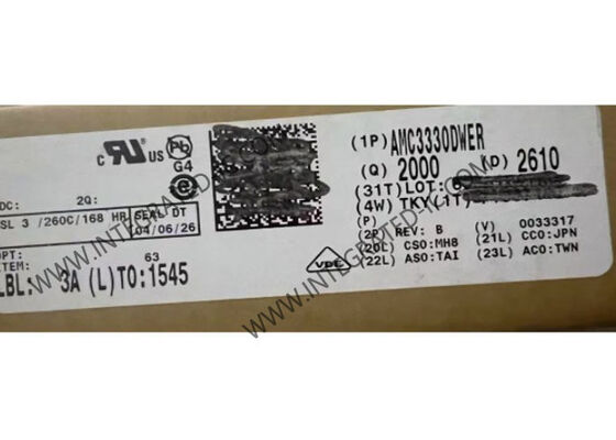 統合回路チップ AMC3330DWER 1200Vrms 強化された隔離アンプ SOIC-16