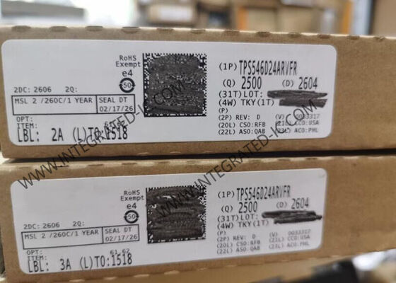 TPS546D24ARVFR 集成电路芯片 40A 可堆叠同步 SWIFT™ 降压转换器 LQFN-40
