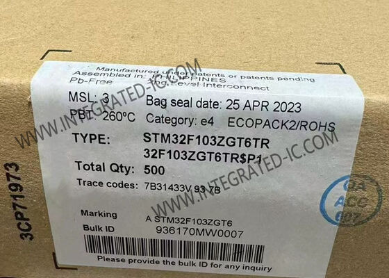 STM32F103ZGT6 マイクロコントローラ MCU 72MHz 32ビット単核マイクロコントローラ LQFP-144