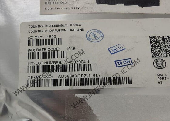 AD5668BCPZ-1 集積回路チップ オクタール 16ビット SPI 電圧出力 デジタル-アナログ コンバーター