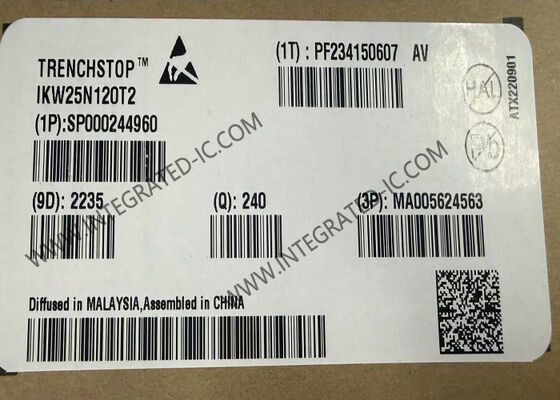 IKW25N120T2 1200V 25A IGBT Transistor with Anti-Parallel Diode Integrated Circuit Chip
