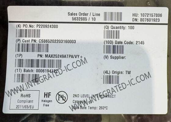 MAX25249ATPA 4 出力 ミニ パワー マネジメント IC インテグレート サーキット チップ カメラ PMIC