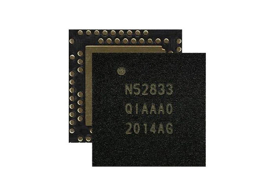 ワイヤレス通信モジュール NRF52833-QIAA-R 低電源 BT 5.3 マルチプロトコル SoC