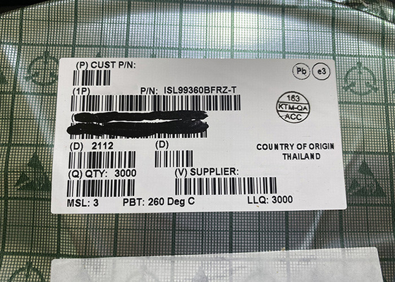 集積回路の破片ISL99360BFRZ力管理完全な半橋運転者