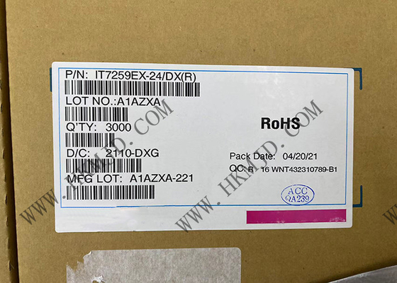 IT7259EX-24/DX 24チャネル容量性センサーの検出のコントローラーIT7259EX-24 QFN