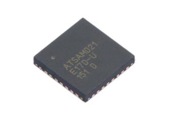 集積回路チップ ATSAMD21E17D-MFT マイクロコントローラ IC QFN32 低電力