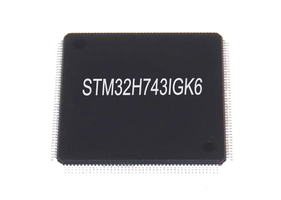 LQFP176単心のマイクロ制御回路IC 480MHz STM32H743IGK6高性能