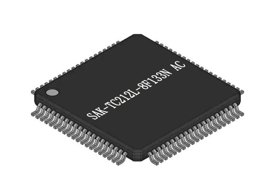 80-TQFPはパッドSAK-TC212L-8F133N AC 32ビット マイクロ制御回路- MCU --を露出した