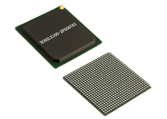 統合されたICはFPGAs XC6SLX100-2FGG676I 676-BGAのプログラム可能な論理ICを埋め込んだ