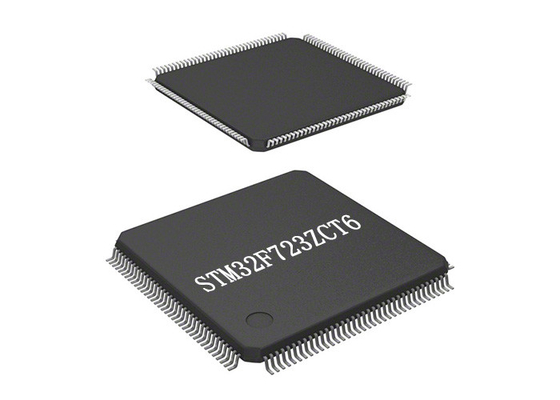 ICはSTM32F723ZCT6単心216MHz 256KBのフラッシュ144-LQFPのマイクロ制御回路ICを欠く