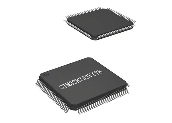 腕の皮質のマイクロ制御回路IC STM32H753VIT6 480MHz 100-LQFP表面の台紙
