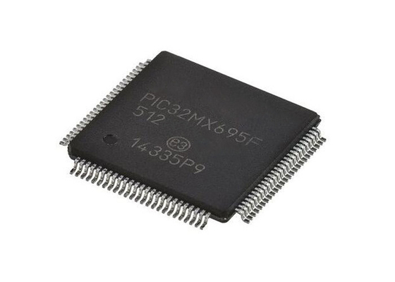32Bitマイクロ制御回路IC PIC32MX695F512H-80V/PTマイクロ制御回路MCU 64TQFP IC破片