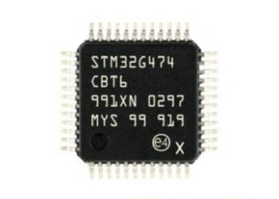 高性能STM32G474CBT6の腕の皮質M4F 48LQFP 32Bit RISCの中心MCU 170MHz