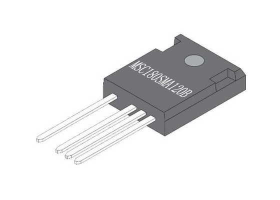 集積回路の破片MSC180SMA120B 1200V SiC MOSFETのトランジスターTO-247-4