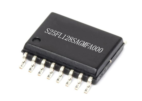 フラッシュ・メモリIC S25FL128SAGMFA000 16-SOIC 128Mbitの集積回路の破片
