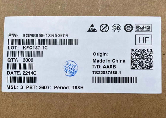 1.8V単一SGM8959-1XN5Gの低雑音の高精度のゼロ漂流の演算増幅器