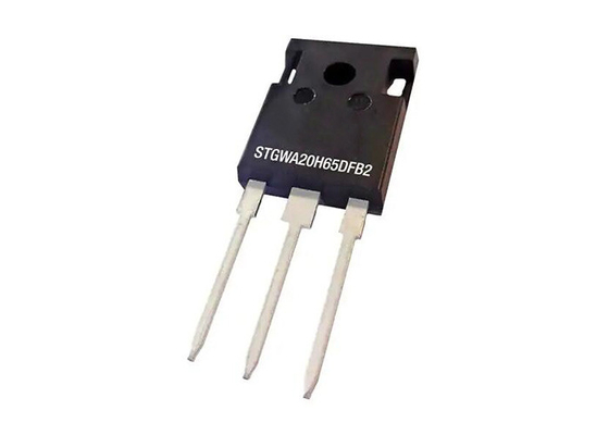 IGBTのトランジスターSTGWA20H65DFB2堀の視野絞りTO-247-3の集積回路の破片