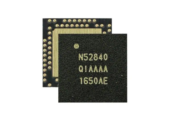 73-VFQFN破片NRF52840-QIAA-F-RのトランシーバーICの表面の台紙RFシステム