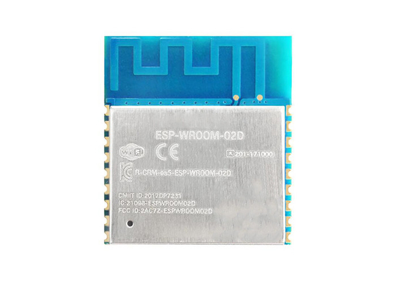2.4GHz WiFiモジュールESP-WROOM-02D-N4の無線通信モジュール18-SMDモジュール