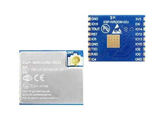 WiFiのトランシーバー モジュールESP-WROOM-02U-N4 18-SMDの無線通信モジュール