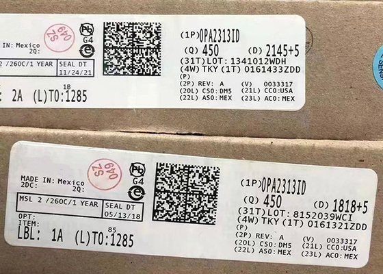 統合回路チップ OPA2313ID 一般用途アンプ2回路レール・トゥ・レール 8-SOIC