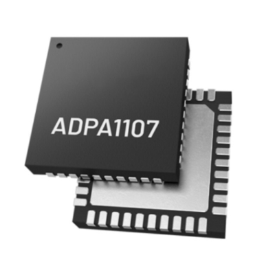統合回路チップ ADPA1107ACPZN 4.8 GHz から 6.0 GHz GaN パワーアンプ 45.0dBm