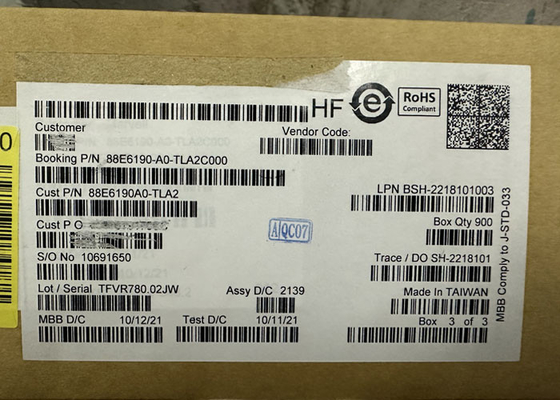 イーサネットIC 88E6190-A0-TLA2C000 11ポート イーサネットスイッチIC BGAパッケージ