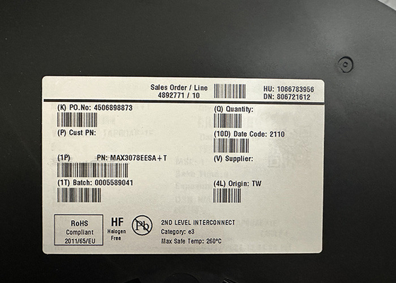 統合回路チップ MAX3078EESA 100mV ホットスワップトランシーバー 8-SOIC