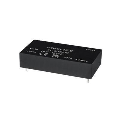 統合回路チップ PTP15-24-S12 単離モジュール 12V 1.25A DC DC変換器