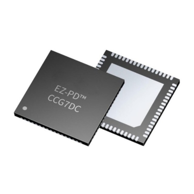 統合回路チップ CYPD727268LQXQT 双ポートUSB-C電源配送とDC-DCコントローラ