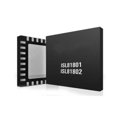 統合回路チップ ISL81801FRTZ 100kHzから600kHz バックブースト調節器 TQFN-32
