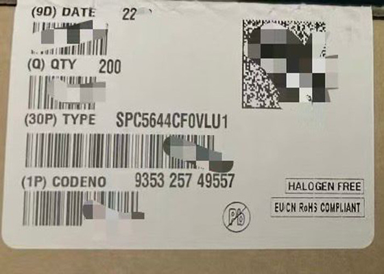 マイクロ制御回路MCU SPC5644CF0VLU1 32Bit中心力LQFP176のマイクロ制御回路破片