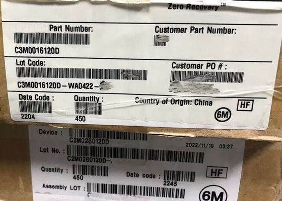 統合回路チップ C3M0016120D 1200V 115A SiC パワー MOSFET トランジスタ TO-247-3