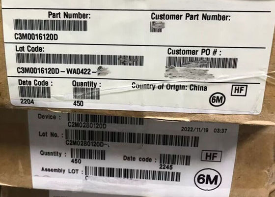 統合回路チップ C2M0280120D 1200V シリコンカービッド MOSFET トランジスタ TO-247-3