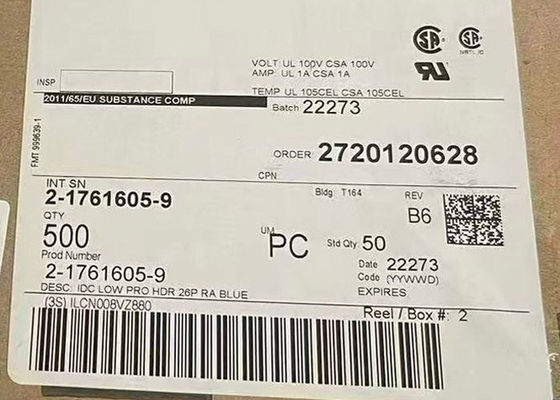 コネクタ 2-1761605-9 ワイヤー・トゥ・ボード・コネクタ 26 ポジション・リボン・ケーブル・コネクタ