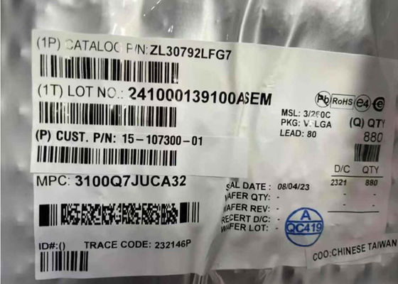 ZL30792LF イーサネットIC IEEE 1588 そして同期 イーサネット パケットクロックネットワークシンクロナイザー