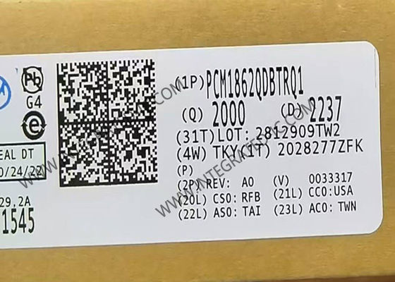 PCM1862QDBTRQ1 集積回路チップ 自動車用 2 チャネル 192kHz オーディオ ADC