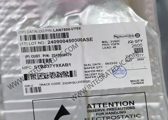 イーサネットIC LAN7800-I/Y9X スーパースピード イーサネットコントローラ 60mA USBインターフェイスIC