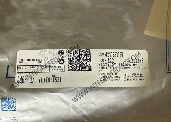 ADS7853IPW 集積回路チップ 双重高速同時サンプリング アナログ・デジタル変換機