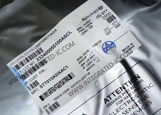統合回路チップ USB7206CT/KDX USB 3.1 Gen 2 ハブコントローラ VQFN-100